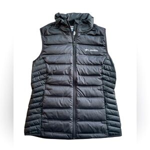 Columbia 650 Down Puffer Vest Women’s XS Black Packable Outdoor Duck Insulated